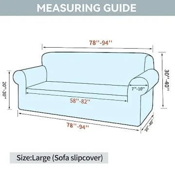 LURKA Stretch Sofa Slipcover Pet Friendly Washable Protection