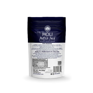 HOLI Freeze Dried Salmon Dog Food Topper for Picky Eaters