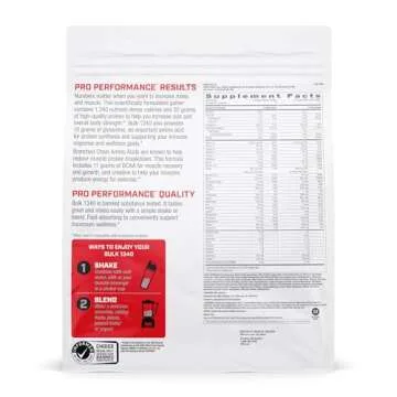 GNC Pro Performance Bulk 1340 Mass Gainer Protein Powder | 50g Protein, 1340 Calories, Gluten Free | Banned Substance Tested High Calorie Mass Gainer | Supports Muscle Energy, Recovery and Growth |