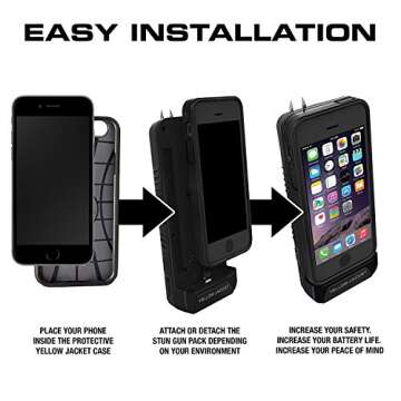 Yellow Jacket Stun Gun + Phone Charger - Ultimate Safety Tool
