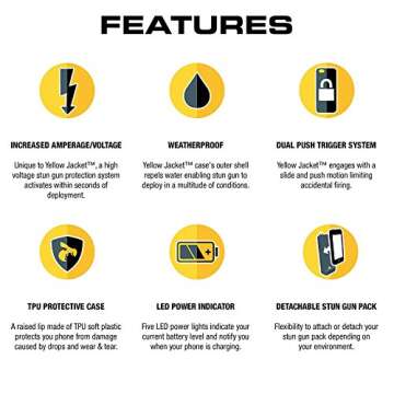 Yellow Jacket Stun Gun + Phone Charger - Ultimate Safety Tool
