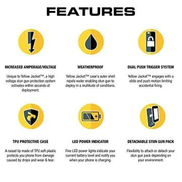 Yellow Jacket Stun Gun + Phone Charger - Ultimate Safety Tool