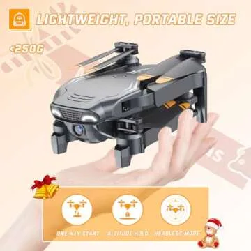 Heygelo S90 Mini Drone - 1080P HD Camera, Easy to Use