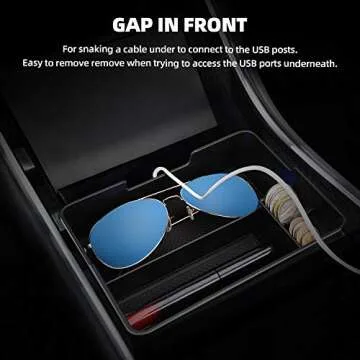 BougeRV Tesla Model 3 Model Y Center Console Organizer