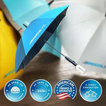 Rechargeable Mister Breeze - Cool Sun Umbrella with Fan