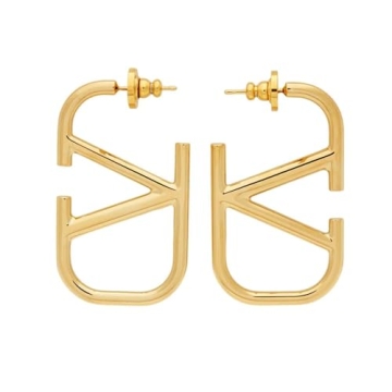 ZLCHYJ Luxurious 18K Gold V-Shaped Geometric Earrings - Hypoallergenic Jewelry for Women | Premium G...