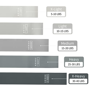 LDJRCP Resistance Bands Set for Home Fitness and Travel