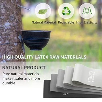 LDJRCP Resistance Bands Set for Home Fitness and Travel