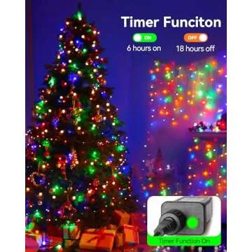 Blingstar 100 LED Waterproof Christmas Lights 33 Ft