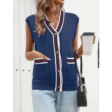Stylish LOMON Women's Sweater Vest 2025 for All Occasions