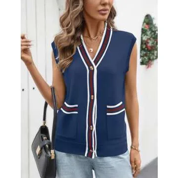 Stylish LOMON Women's Sweater Vest 2025 for All Occasions