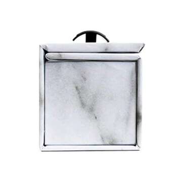 ChicWrap Carrara Marble Foil Dispenser for Stylish Cooking