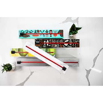 ChicWrap Carrara Marble Foil Dispenser for Stylish Cooking