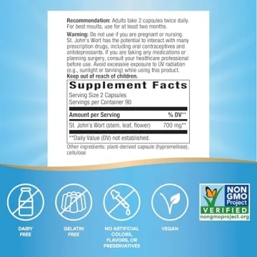 Nature's Way St. John's Wort Herb for Positive Outlook