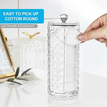MYITYARD Clear Acrylic Bathroom Cup Dispenser for 3 oz Cups