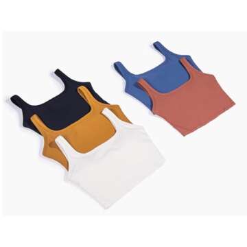 Chilylori Women's Seamless Sports Bra Workout Crop Top Ribbed Padded Longline Wirefree Medium Support Tank Tops Fitness Bras Top Workout Tops for Women Sports Bra Black M