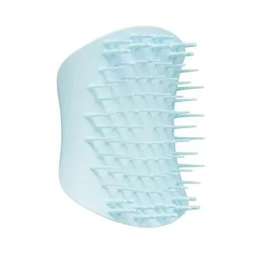 Tangle Teezer Original Detangler Brush and Scalp Massage Bundle, to Exfoliate and Detangle Color-Treated, Fine, & Fragile Hair Types, Mint/Violet and Blue