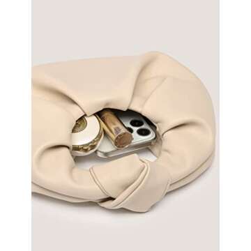 Stylish Verdusa Women's Ruched PU Leather Handbag