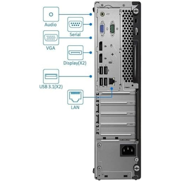 Lenovo ThinkCentre M720S SFF Desktop Intel Core i3 3.1GHz 16GB
