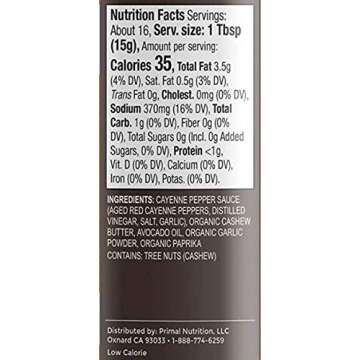 Pack of 2 Primal Kitchen Buffalo Sauce - No Dairy, Keto & Whole30 Approved
