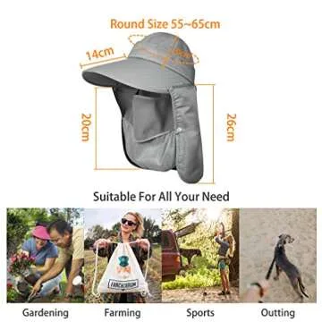 Women's Wide Brim Sun Hat with UPF Protection