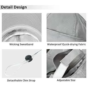 Women's Wide Brim Sun Hat with UPF Protection