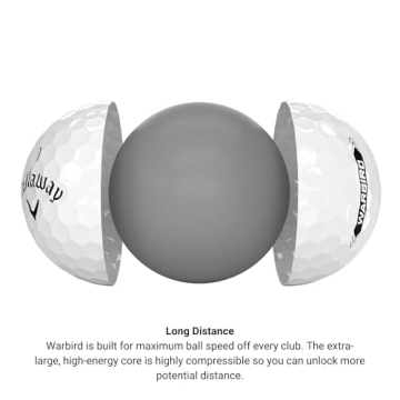 Callaway Warbird Golf Balls (2023 Version, White)