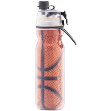 O2COOL 20 oz Sports Water Bottle with Mist and Sip
