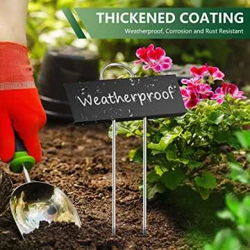 STARTOSTAR 30-Pack Metal Plant Labels - Durable Garden Markers