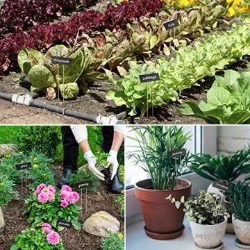 STARTOSTAR 30-Pack Metal Plant Labels - Durable Garden Markers