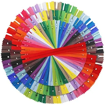 Outuxed Zippers 120pcs 9 14 18 Inch Colorful Sewing Zippers