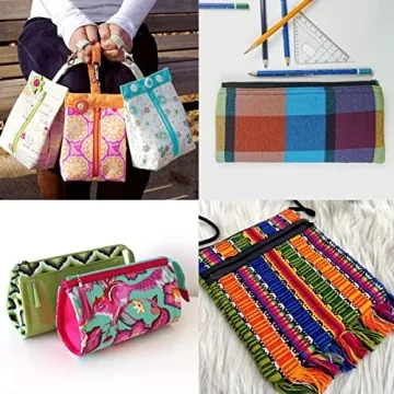 Outuxed 120 Mixed Nylon Coil Zippers for Sewing Crafts