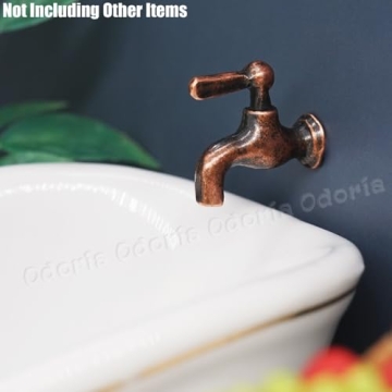 Odoria Miniature Faucets for Dollhouses - 4 Pack
