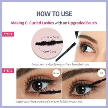 ETUDE Lash Perm Curl Fix Mascara #1 Black(21AD) | A curl fix mascara that keeps fine eyelashes powerfully curled up for 24 hours by ETUDE's own Curl 24H Technology