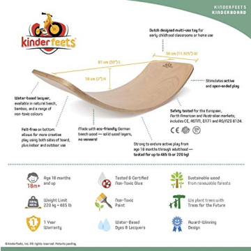 Kinderfeets Kinderboard for Creative Balance Play