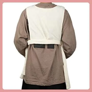 La La Pet® Adjustable Cat Carrier Apron with Double Layer Pocket Cat Sleeping Bag Pet Carrier Sling Kitten Carrier Bag Cat Carrier Pouch for Small Medium Sized Animals White