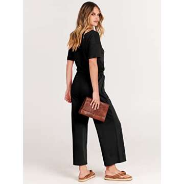 ANRABESS Women Summer Casual Jumpsuit with Pockets