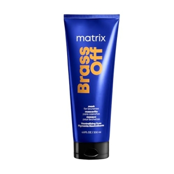 Matrix Brass Off Color Depositing Neutralization Hair Mask | Repairs & Protects Fragile Hair | For C...