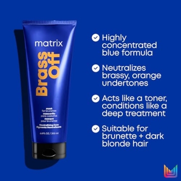 Matrix Brass Off Hair Mask | Neutralizes Brassiness Effectively