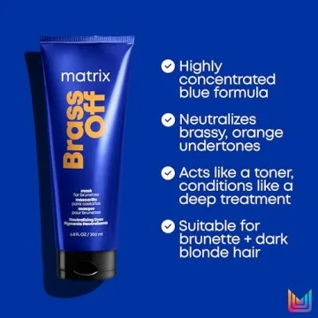Matrix Brass Off Hair Mask | Neutralizes Brassiness Effectively