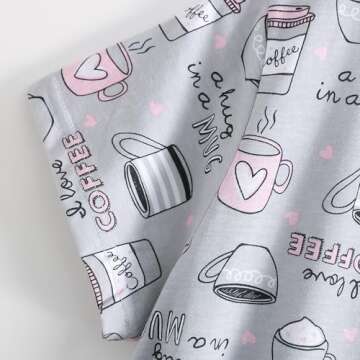 PNAEONG Women's Stylish Cotton Nightgown Sleep Shirt