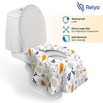 Relyo Extra-Large Disposable Toilet Seat Covers for Hygiene