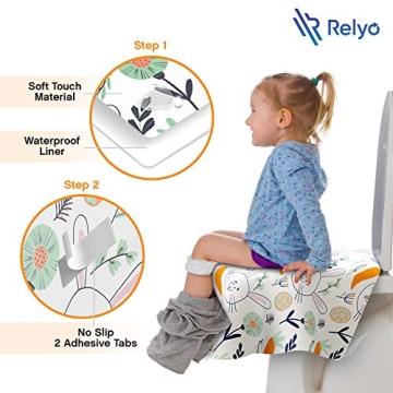 Relyo Extra-Large Disposable Toilet Seat Covers for Hygiene