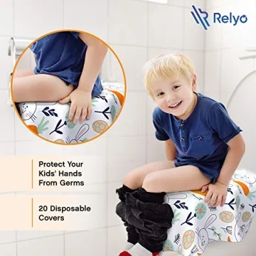 Relyo Extra-Large Disposable Toilet Seat Covers for Hygiene