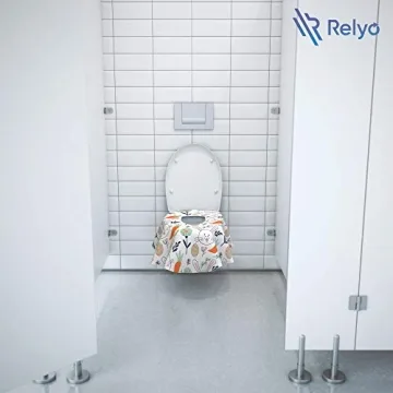 Relyo Extra-Large Disposable Toilet Seat Covers for Hygiene
