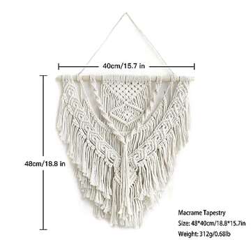 Macrame Wall Hanging - Boho Tapestry Room Decor