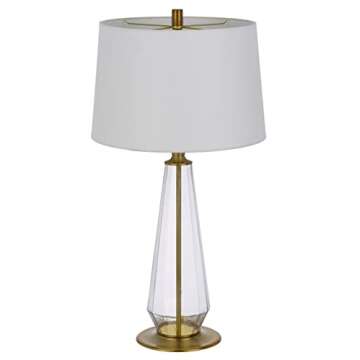 Antique Bronze Table Lamp Set with Adjustable Lighting