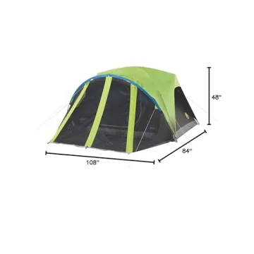 Coleman Camping Dark Room Tent with Screened Porch
