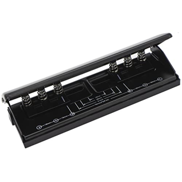 All Metal Adjustable 6-Hole Paper Puncher for A5 A6 A7 Planners