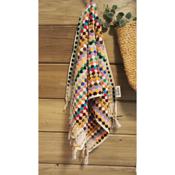 Citizens of the Beach Rainbow Turkish Hand Towel Boho Style